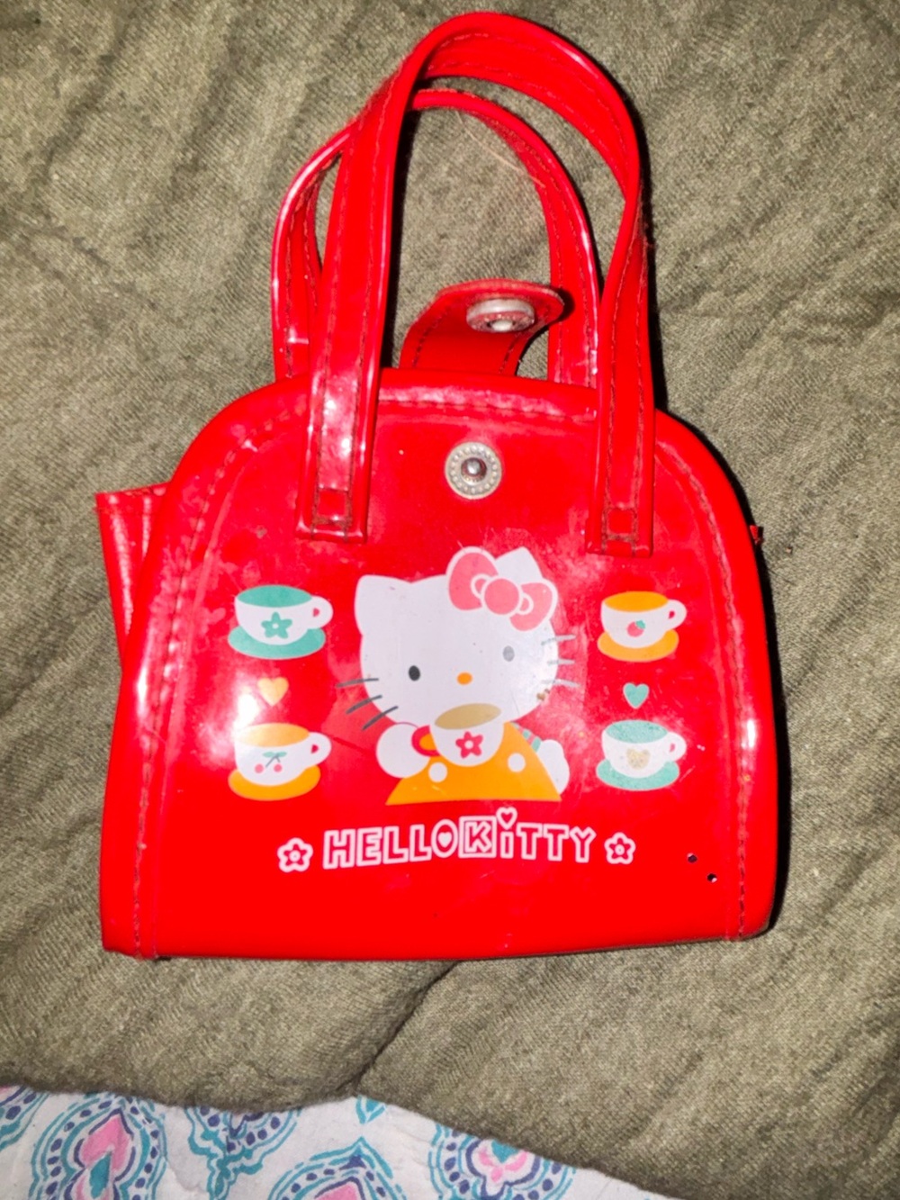 Hello Kitty Sanrio Purse Red 1996 HTF